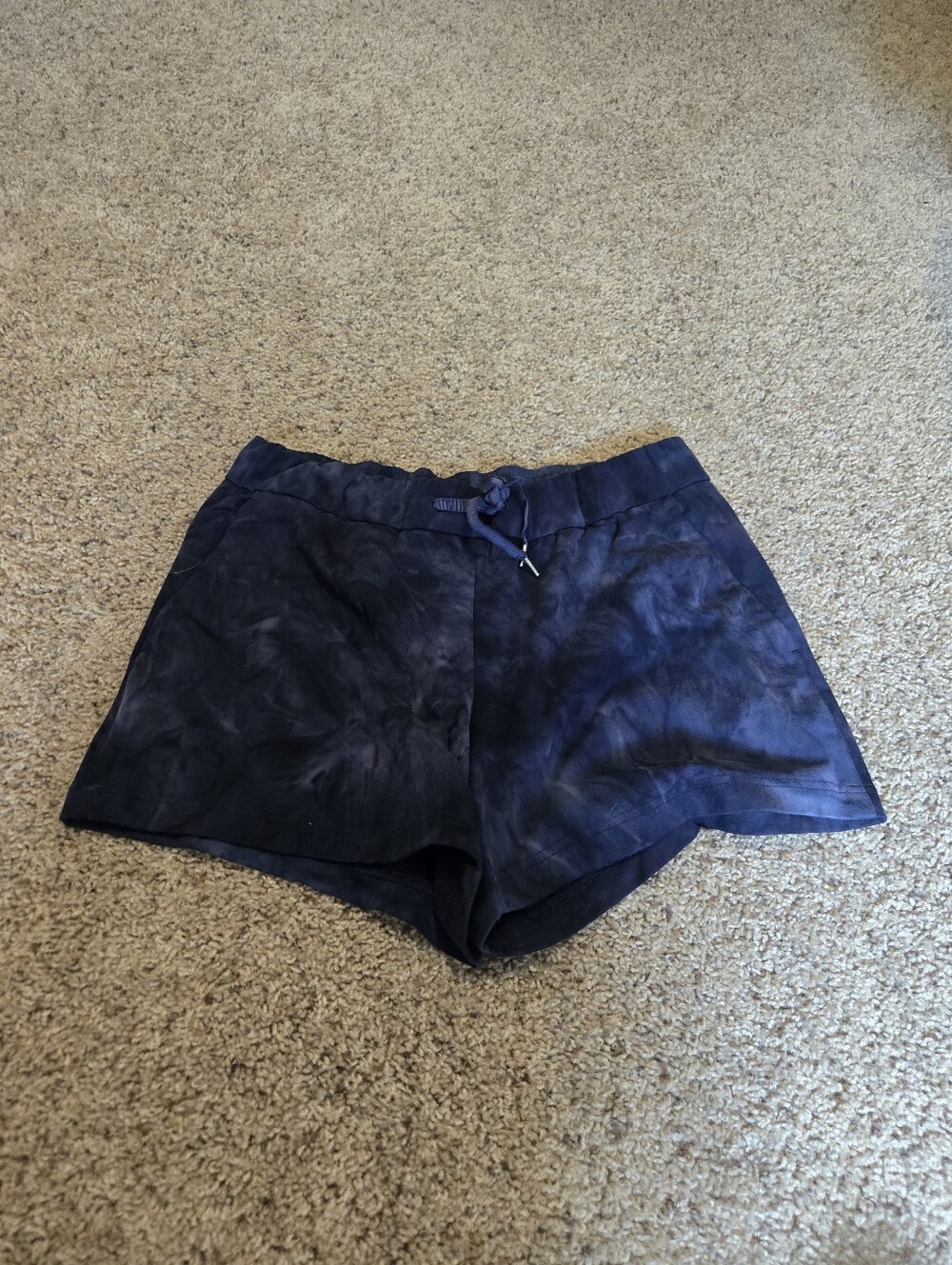 Nicole Miller Classic Navy Tie-Dye Women’s Lounge Shorts